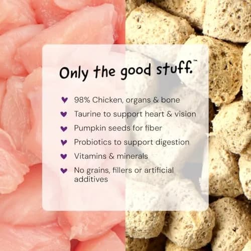 Stella & Chewy's Freeze-Dried Raw Chicken Cat Food Morsels 227 g (8 oz) | Complete Nutrition for All Life Stages thumbnail 3