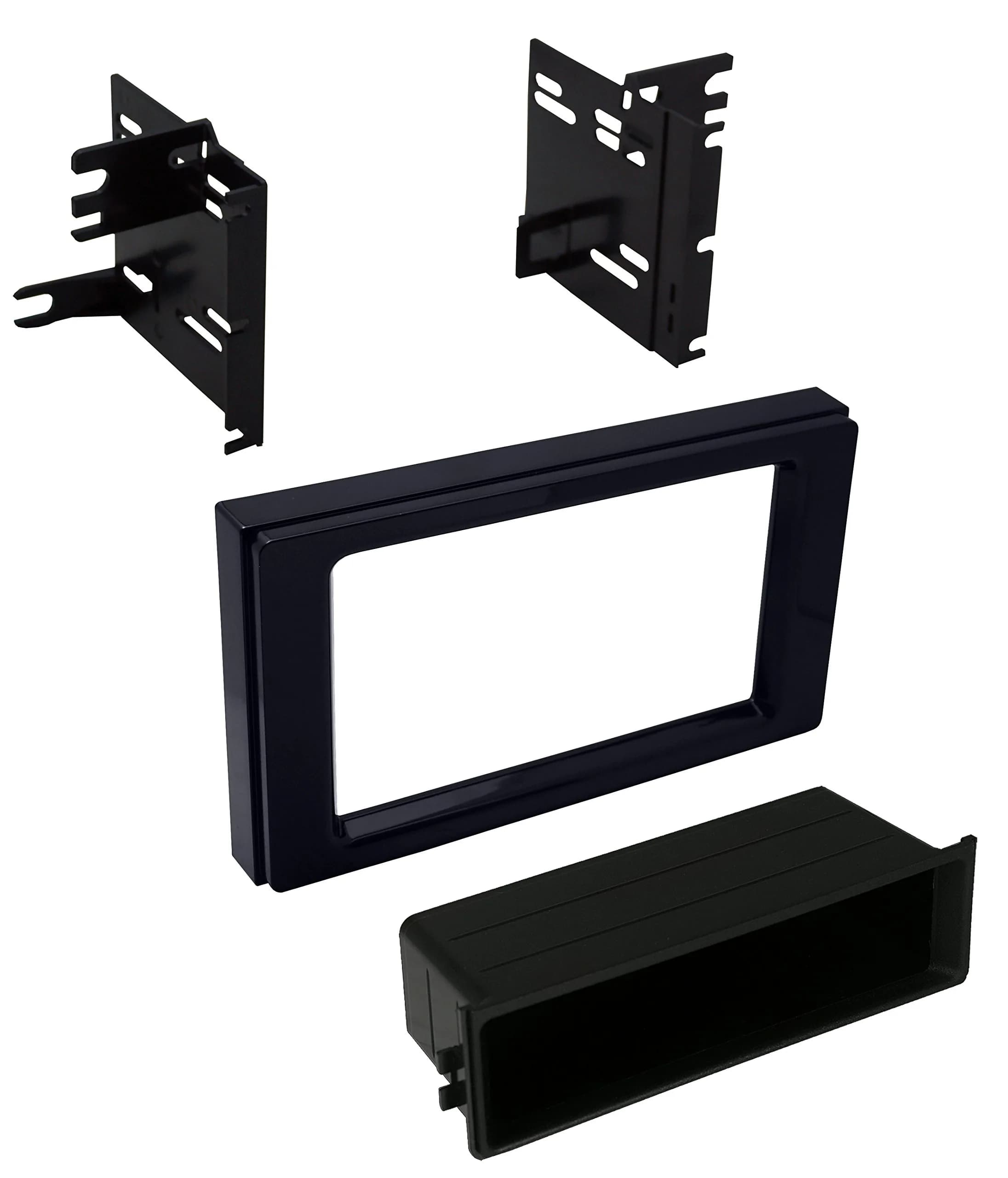 American International TOYK932GB Single/Double DIN Dash Kit w/Pocket for 2016 Toyota Prius | Factory Look & Durable Fit