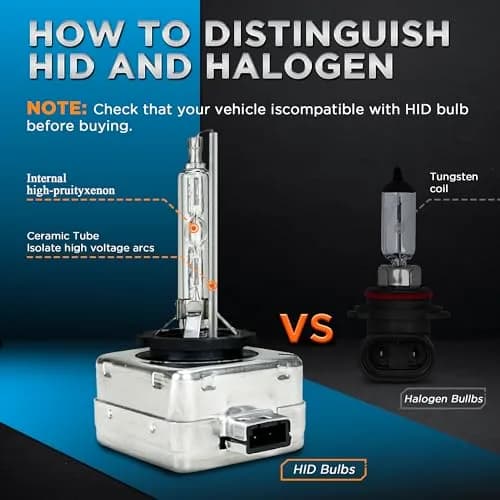 Innovited D1S HID Xenon Headlight Bulbs 8000K White Blue | High Brightness, Easy Install thumbnail 4