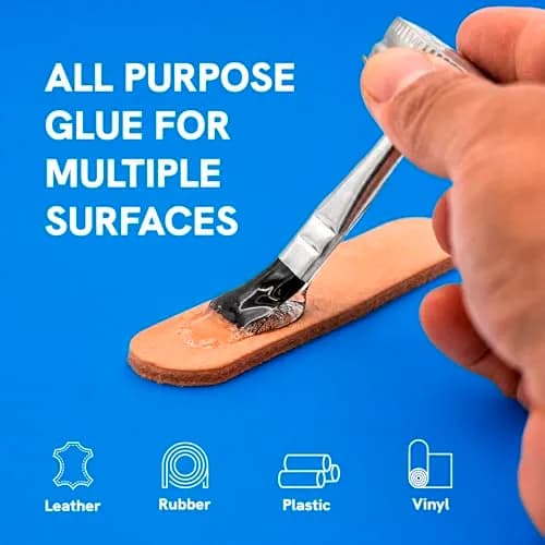 Angelus Clear Shoe Cement 4 oz (118ml) | Professional-Strength Waterproof Glue for Leather, Vinyl & Fabric Repairs thumbnail 4