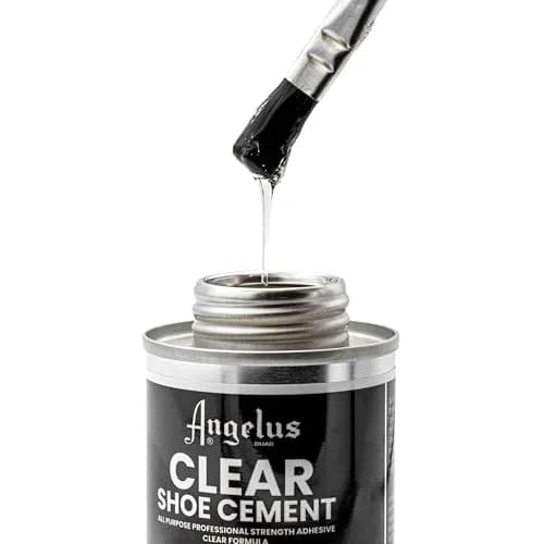 Angelus Clear Shoe Cement 4 oz (118ml) | Professional-Strength Waterproof Glue for Leather, Vinyl & Fabric Repairs thumbnail 6