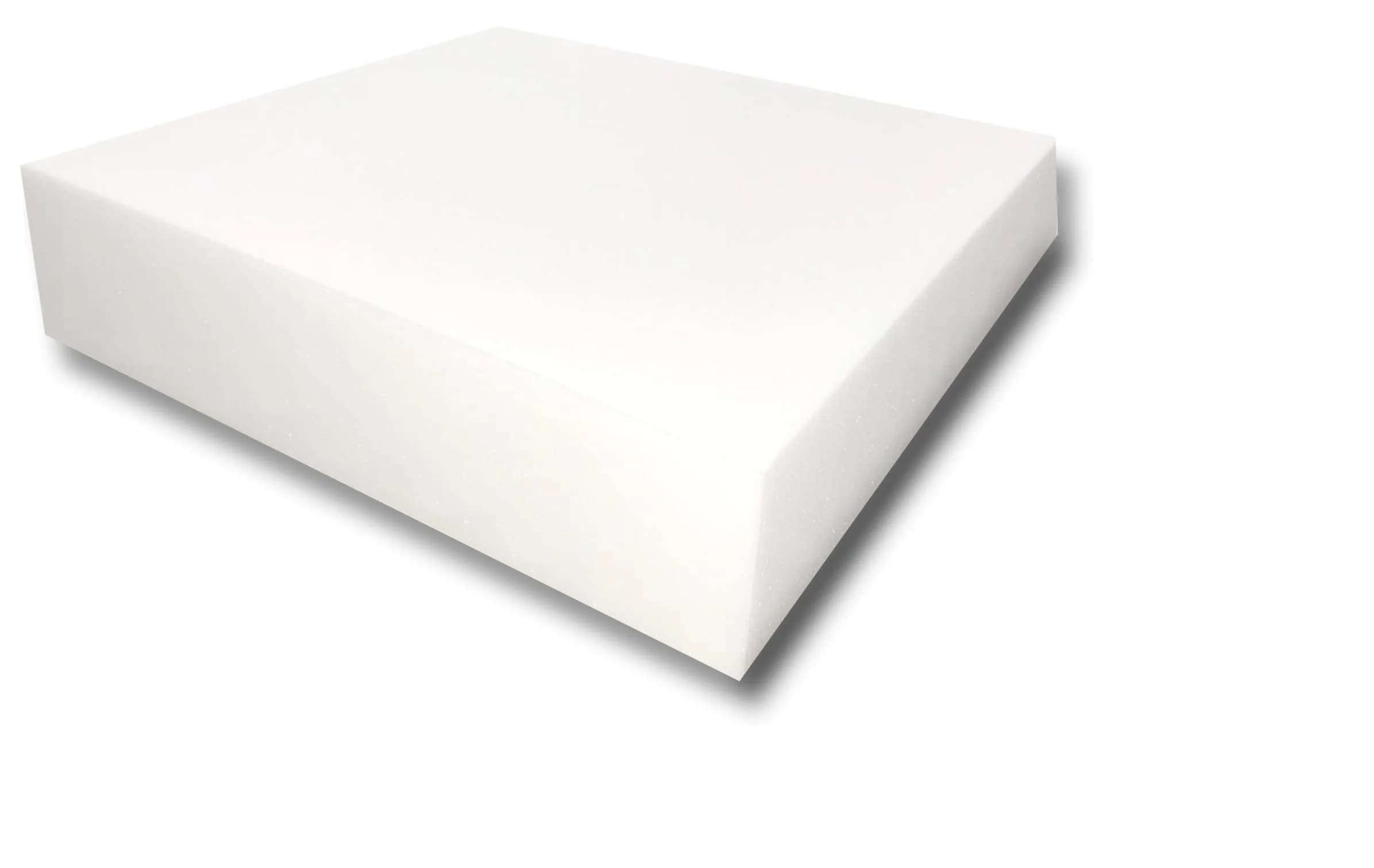 FoamTouch 5x24x24HDF Upholstery Foam Cushion High Density | Heavy Traffic Support — White
