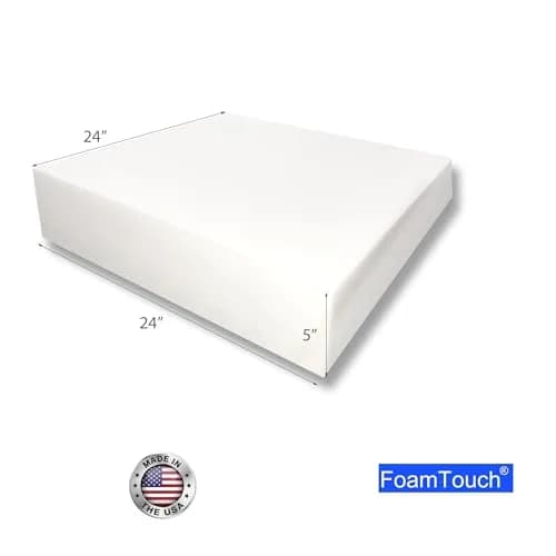 FoamTouch 5x24x24HDF Upholstery Foam Cushion High Density | Heavy Traffic Support thumbnail 2