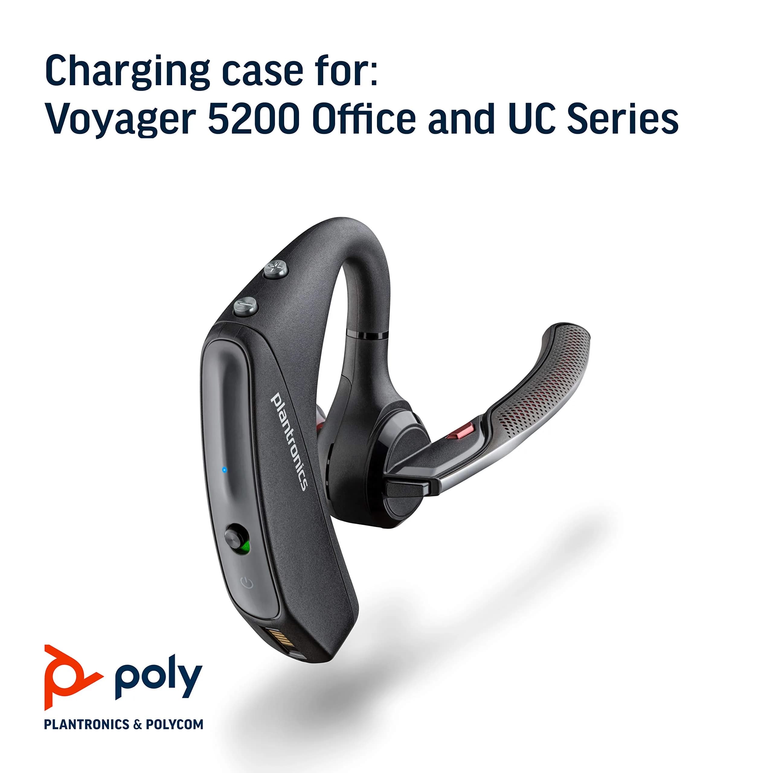PLT Voyager 5200 Charge Case with Docking Stand | Extended 14-Hour Power for Bluetooth Headsets - view 6