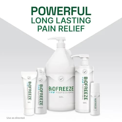 Biofreeze Professional Strength Pain Relief Gel, 16 Fl Oz | Menthol Cooling Formula for Muscles & Joints thumbnail 9