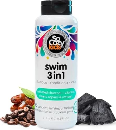 SoCozy Kids Swim 3-in-1 Shampoo, Conditioner & Body Wash 311ml (10.5 Fl Oz) | Removes Pool Chlorine & Salt thumbnail 1