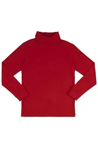 French Toast Boys Turtleneck T Shirt, Red, 2T | Soft Cotton, No Closure, Machine Washable thumbnail 1
