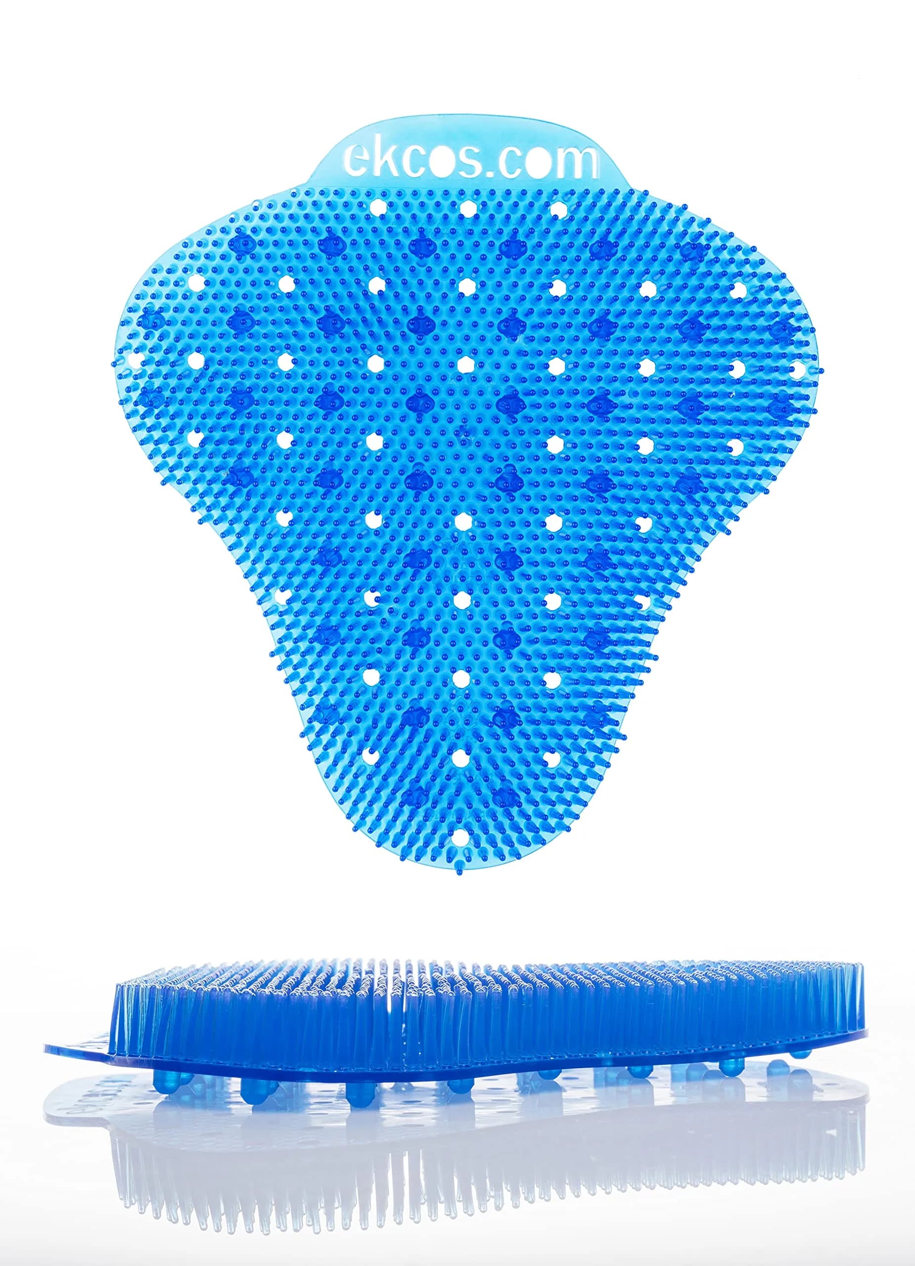 Diversey Ekcos EKS-3B-12 Ekcoscreen 60 Day Premium Anti-Splash Urinal Screen, Deodorizer for Cleaner Restrooms, Fresh Scent, Blue | 12-Screens