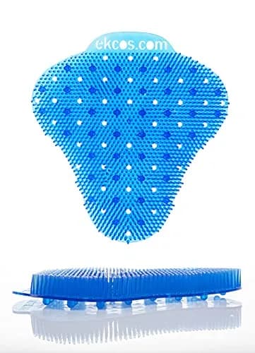 Diversey Ekcos EKS-3B-12 Ekcoscreen 60 Day Premium Anti-Splash Urinal Screen, Deodorizer for Cleaner Restrooms, Fresh Scent, Blue | 12-Screens thumbnail 1