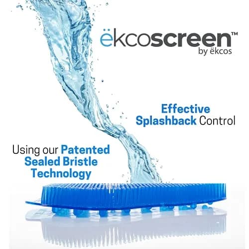 Diversey Ekcos EKS-3B-12 Ekcoscreen 60 Day Premium Anti-Splash Urinal Screen, Deodorizer for Cleaner Restrooms, Fresh Scent, Blue | 12-Screens thumbnail 4