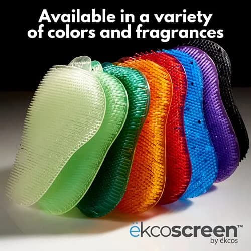 Diversey Ekcos EKS-3B-12 Ekcoscreen 60 Day Premium Anti-Splash Urinal Screen, Deodorizer for Cleaner Restrooms, Fresh Scent, Blue | 12-Screens thumbnail 8