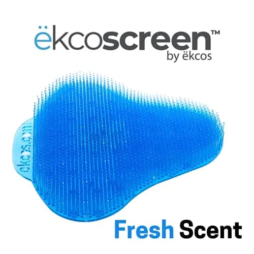 Diversey Ekcos EKS-3B-12 Ekcoscreen 60 Day Premium Anti-Splash Urinal Screen, Deodorizer for Cleaner Restrooms, Fresh Scent, Blue | 12-Screens thumbnail 2