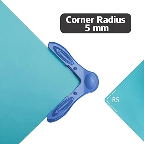 MyLifeUNIT Corner Rounder Punch 5 mm | Blue & White | Manual Paper Cutter for Crafts thumbnail 3