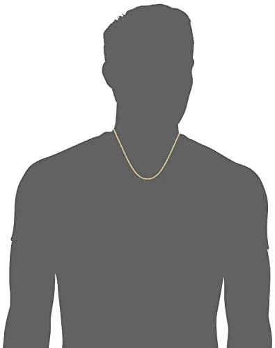 Kooljewelry 14k Gold Filled Rope Chain Necklace 40.64cm (16 inch) | Timeless Unisex Adult Style thumbnail 6
