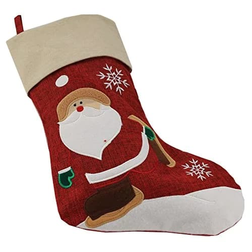 WEWILL Classic Christmas Stockings Set of 2 Santa, Snowman 17-Inch (Style 3) | Festive Holiday Decor thumbnail 3