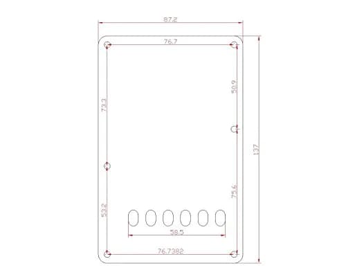 KAISH SSS Pickguard and Tremolo Cover for Yamaha Pacifica White Pearl | Guitar Accessory thumbnail 4