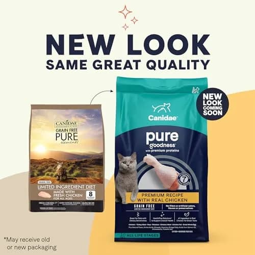 CANIDAE Pure Goodness Dry Cat Food, Real Chicken, 5 lb | Grain-Free, Limited Ingredient, Hypoallergenic thumbnail 2