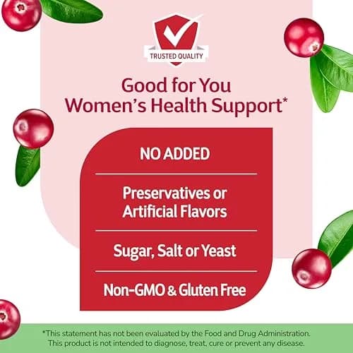 21st Century Cranberry Plus Probiotic Tablets 60 Count | Gluten-Free Urinary & Digestive Support thumbnail 7