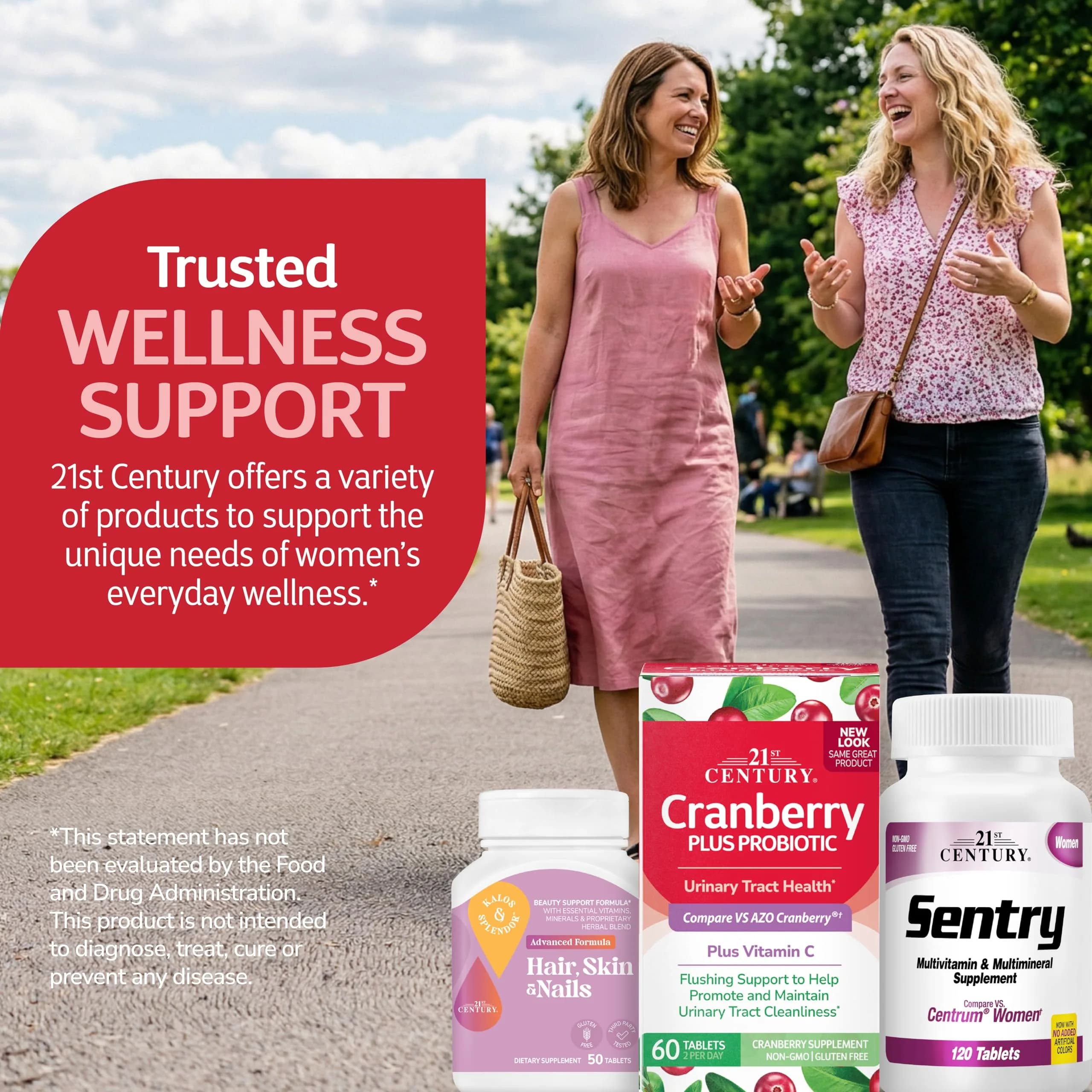 21st Century Cranberry Plus Probiotic Tablets 60 Count | Gluten-Free Urinary & Digestive Support - view 9