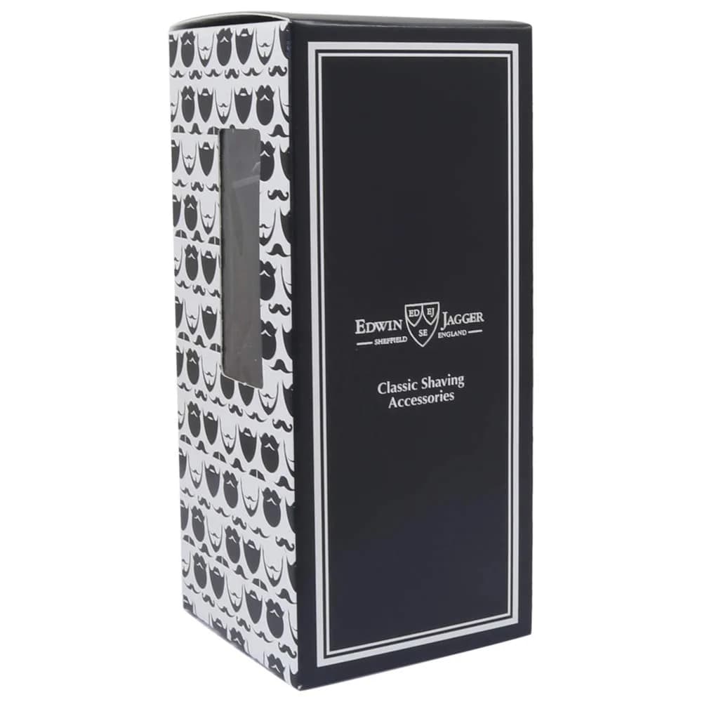 Edwin Jagger Double Edge Safety Razor, Regular Handle, Black Chrome Laser 3D Diamond thumbnail 3
