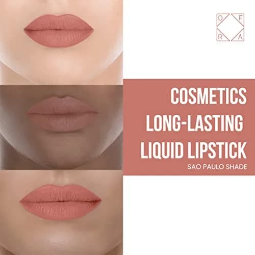 Ofra Matte Liquid Lipstick 0.21 Fl Oz | Deep Burgundy Longwear Transfer-Resistant Lip Color thumbnail 5