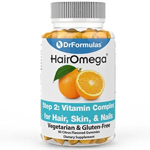 DrFormulas Hair Skin Nails Gummies with Biotin 90 Count | Supports Hair Growth & Strength for Men & Women thumbnail 5