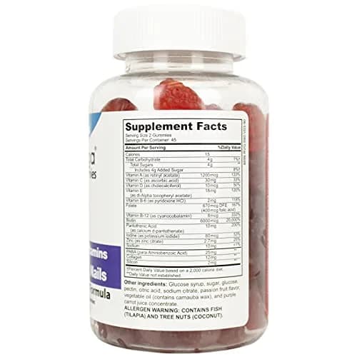 DrFormulas Hair Skin Nails Gummies with Biotin 90 Count | Supports Hair Growth & Strength for Men & Women thumbnail 2