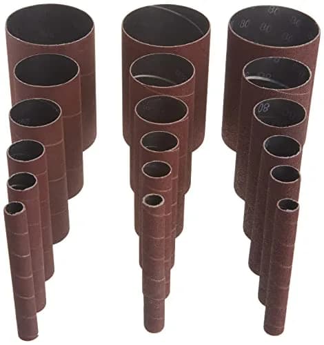 WEN 6510SPC Assorted Grits Spindle Sanding Sleeves (18 Pack) | 18-Piece Set for Oscillating Spindle Sanders thumbnail 5