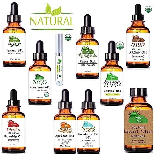 Nature Drop Organic Castor Oil 1 oz | Pure Cold Pressed for Hair & Skin thumbnail 4