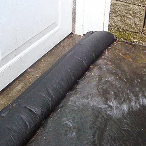 Quick Dam QD617-8 Water-Activated Flood Barriers 8 Pack Black 3.5in High | Control Flood Water Indoors & Outdoors thumbnail 5
