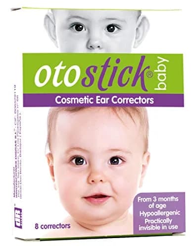 Otostick Baby Ear Corrector 8 Count Transparent Silicone | Corrects Prominent Ears from 3 Months thumbnail 1