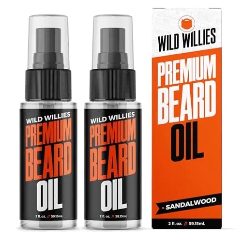 Wild Willies Beard Oil for Men - Deep Conditioning Beard Softener 2 Fl Oz (Pack of 2) | Nourishes & Softens Facial Hair thumbnail 1