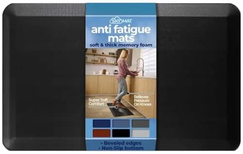 Sky Solutions Anti Fatigue Kitchen Mat 51cm x 82cm (20in x 32in) | Comfort Floor Mat for Standing thumbnail 1
