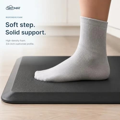 Sky Solutions Anti Fatigue Kitchen Mat 51cm x 82cm (20in x 32in) | Comfort Floor Mat for Standing thumbnail 7