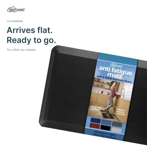 Sky Solutions Anti Fatigue Kitchen Mat 51cm x 82cm (20in x 32in) | Comfort Floor Mat for Standing thumbnail 9
