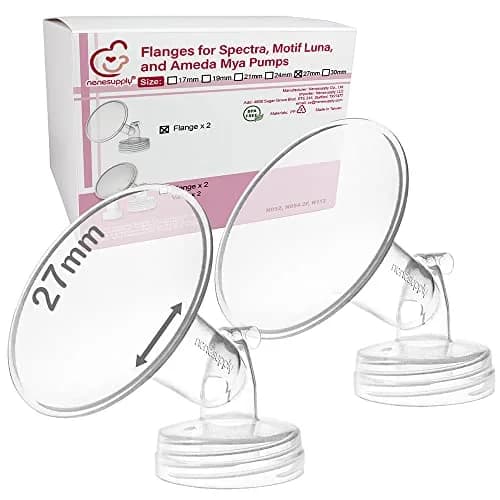 NENESUPPLY Breast Pump Flanges 27mm | Compatible with Spectra S2 S1 9 Plus Synergy Gold thumbnail 1