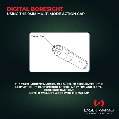 Laser Ammo SureStrike Training Laser Ultimate LE Edition | Works with 9mm/40S&W/45ACP | Class 1, 3.5mW | Invisible Laser thumbnail 5