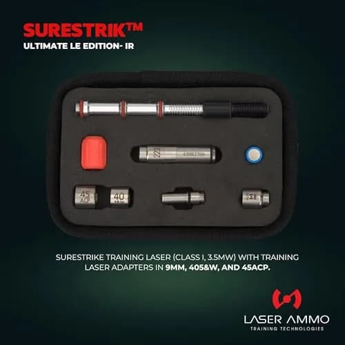 Laser Ammo SureStrike Training Laser Ultimate LE Edition | Works with 9mm/40S&W/45ACP | Class 1, 3.5mW | Invisible Laser thumbnail 2