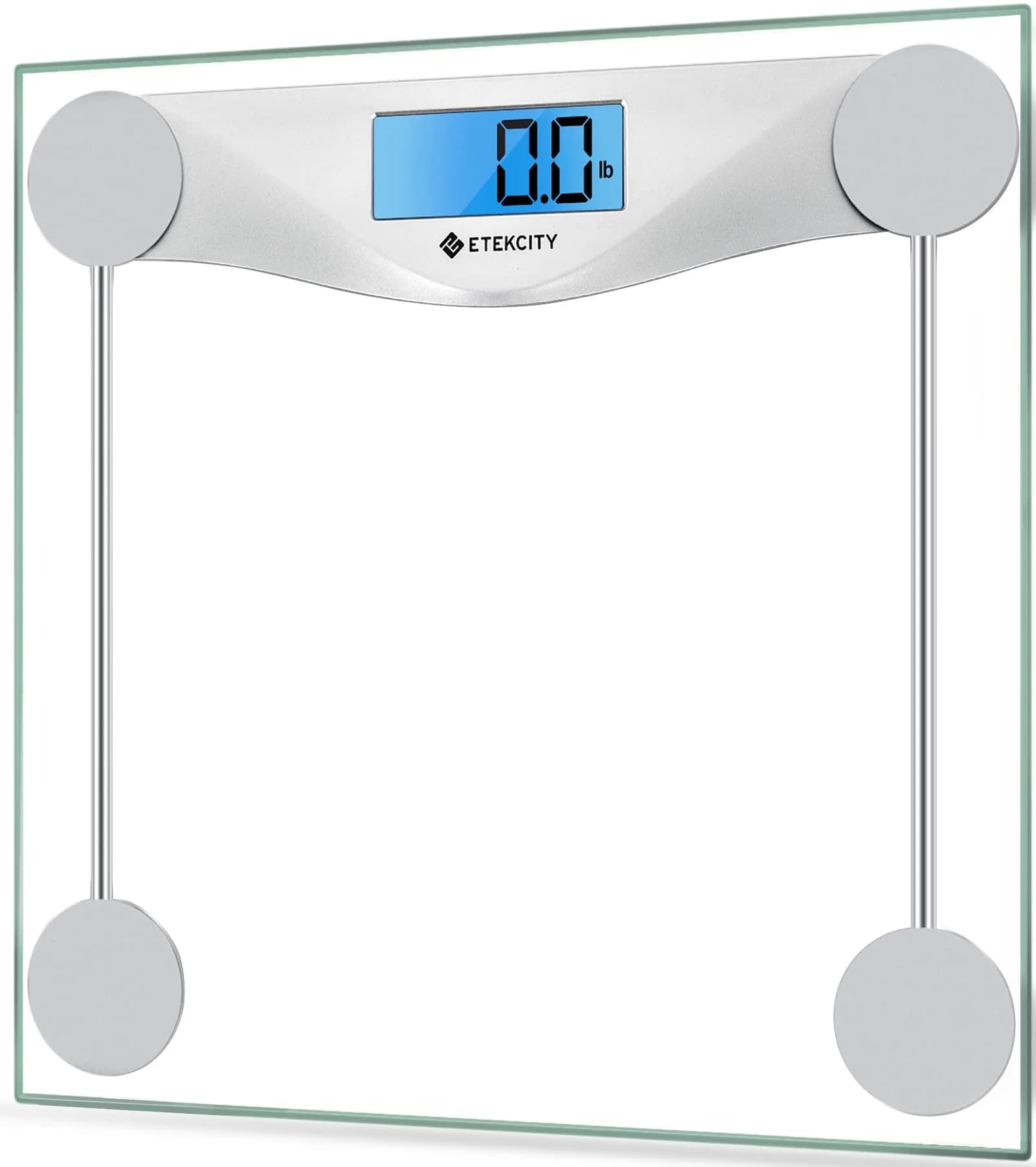 Etekcity ESB-591 Smart Body Weight Scale - Silver, 11.9 x 11.9 inches | VeSync App & BMI Tracking - main product image