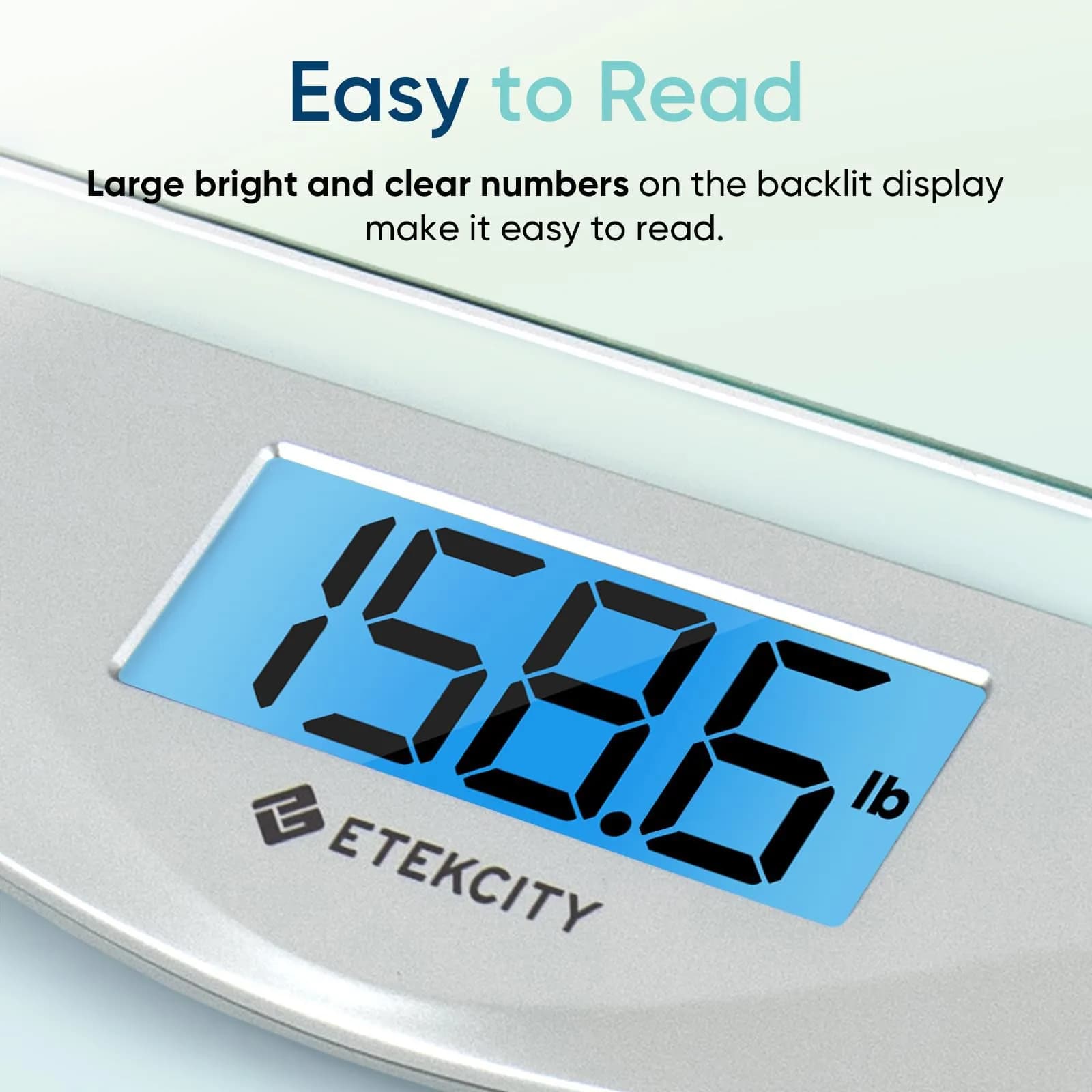 Etekcity ESB-591 Smart Body Weight Scale - Silver, 11.9 x 11.9 inches | VeSync App & BMI Tracking - view 3
