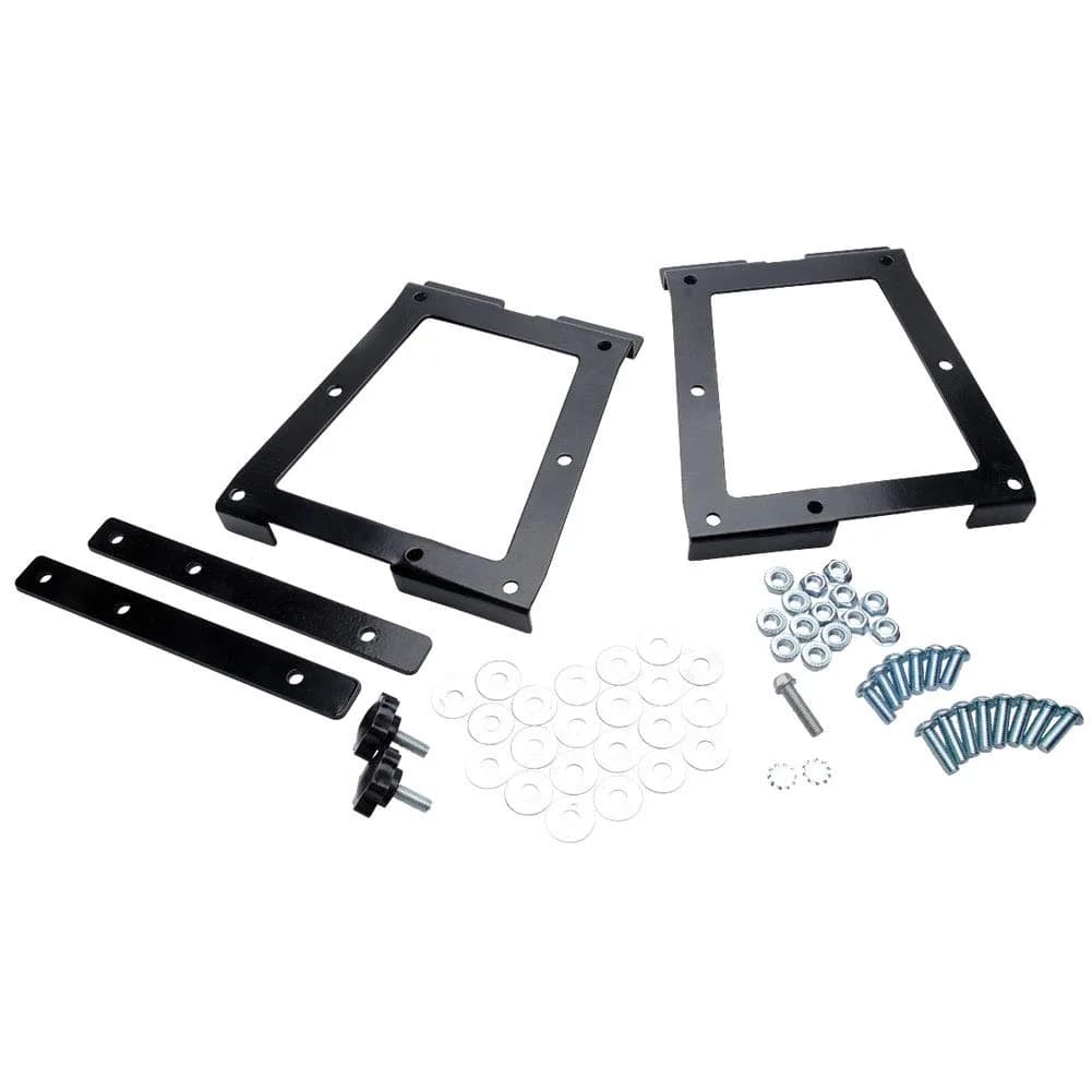 Tusk Replacement Pannier Box Mounts | Durable Steel, Black | Perfect for Adventure Bikes — Black
