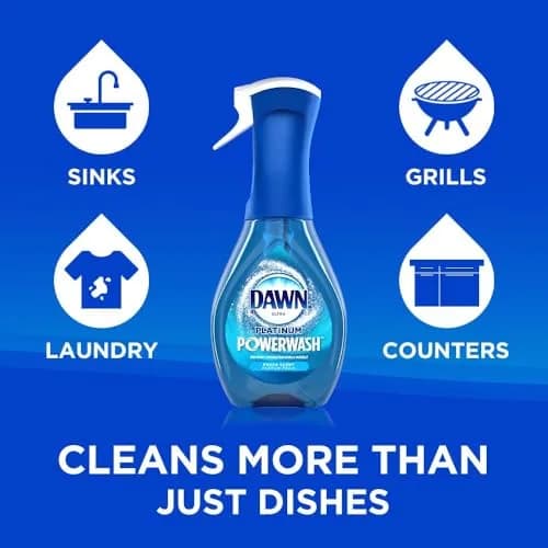 Dawn Platinum Powerwash Dish Spray Fresh Scent Refill 473ml (16 Fl Oz) | Grease Cleaning Power thumbnail 5