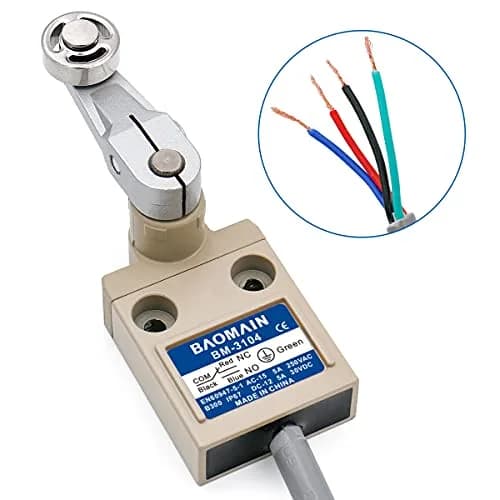 Baomain Limit Switch Rotary Roller Lever SPDT 5A IP67 | Heavy-Duty Industrial Automation thumbnail 4
