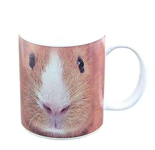 JUST FUNKY Guinea Pig Face 11oz Coffee Mug | Modern Ceramic Drinkware thumbnail 2