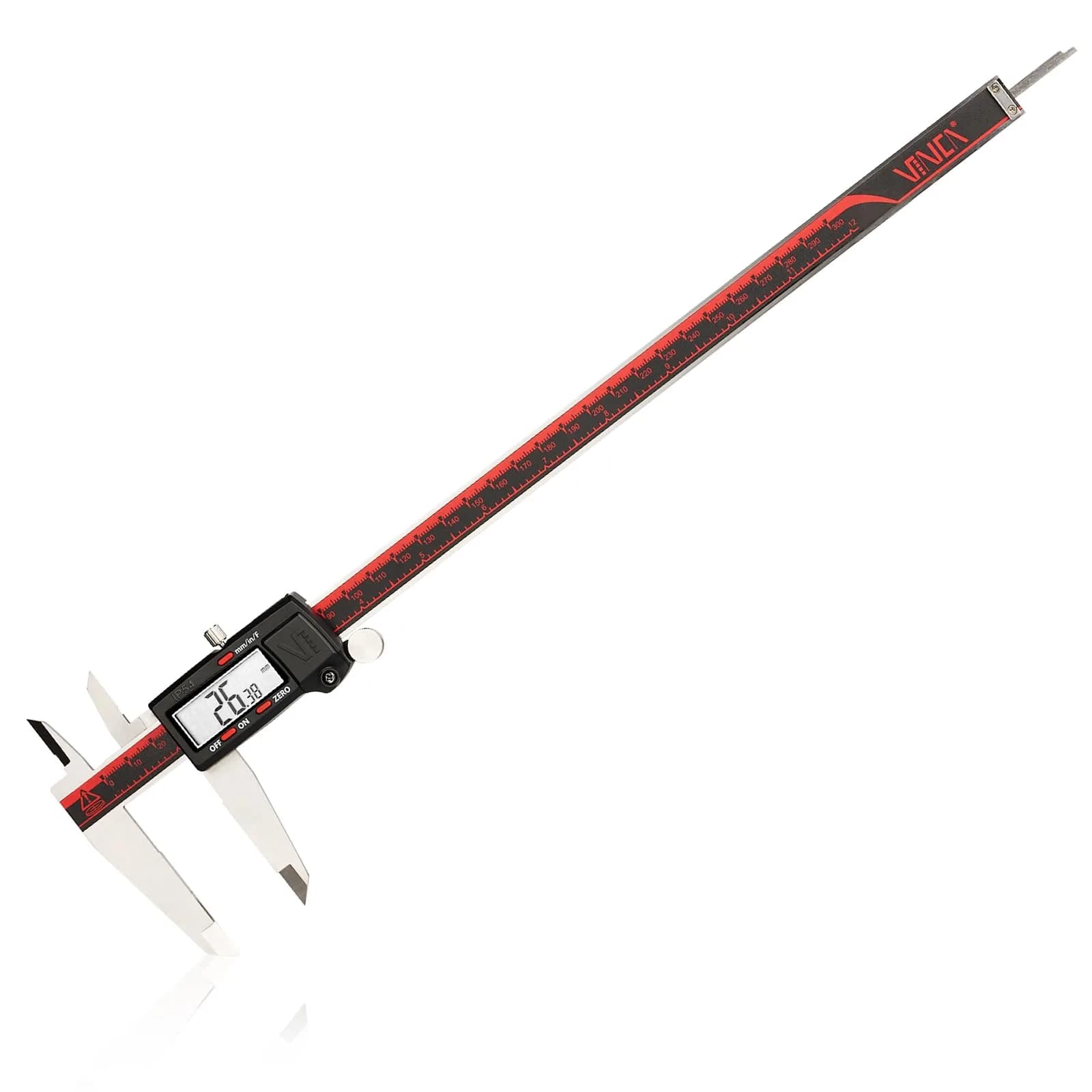 VINCA DCLA-1205 Digital Caliper 300mm (12 Inch) | IP54 Stainless Steel, Inch/Metric/Fraction Conversion - main product image