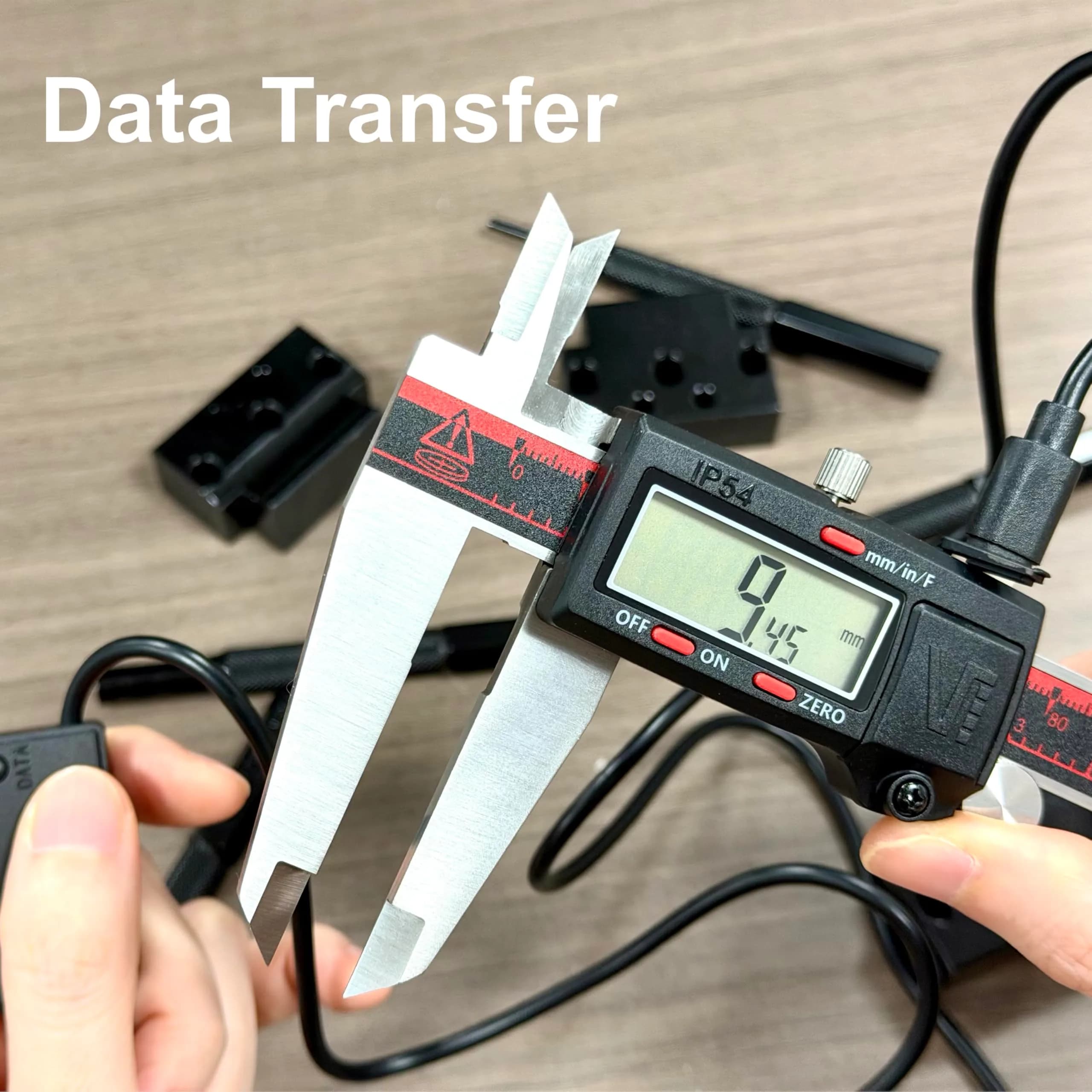 VINCA DCLA-1205 Digital Caliper 300mm (12 Inch) | IP54 Stainless Steel, Inch/Metric/Fraction Conversion - view 7