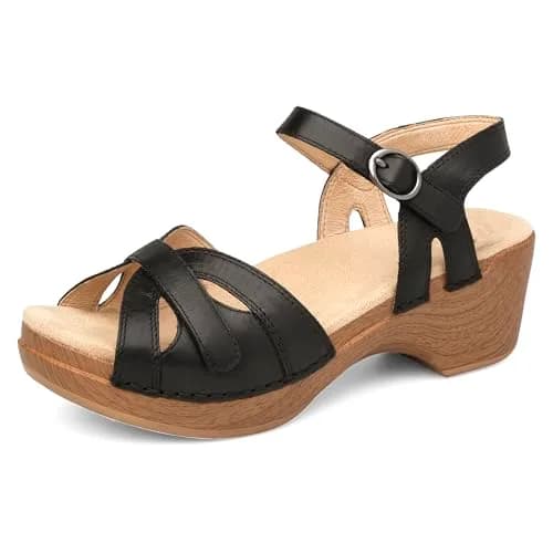 Dansko Season Stylish Sandal for Women - Lightweight with Arch Support - Durable PU Outsole (9.5-10 US) thumbnail 1