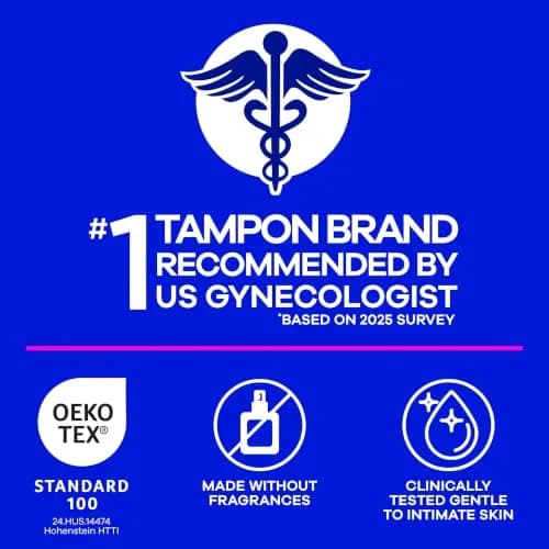 Tampax Compact Pearl Tampons Multipack Regular/Super 30 Count | LeakGuard Braid & Extendable Applicator thumbnail 7
