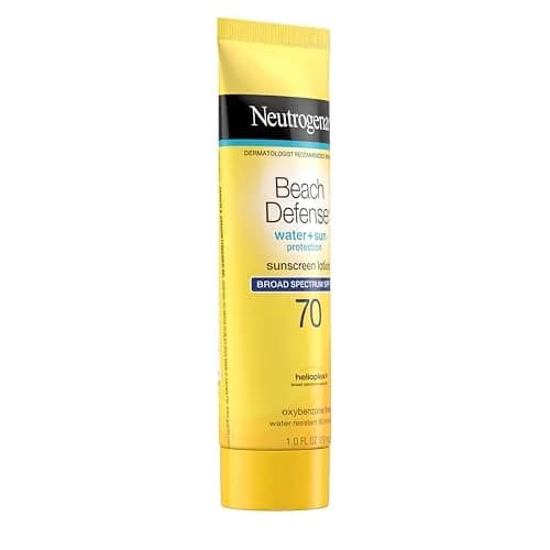 Neutrogena Beach Defense Sunscreen Lotion SPF 70, 1 oz (29.57ml), Pack of 48 | Broad Spectrum UVA/UVB Protection thumbnail 2
