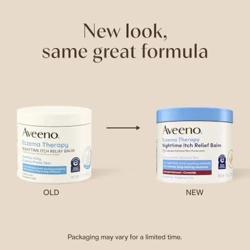 Aveeno Eczema Therapy Nighttime Itch Relief Body Balm 312g (11 Oz) | Soothes Itchy Skin & Restores Moisture Barrier thumbnail 2